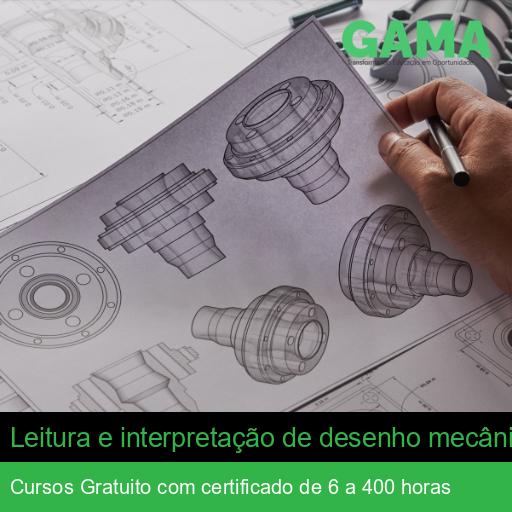 Leitura e interpretação de desenho mecânico